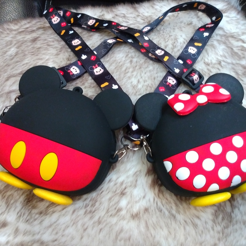 Minnie and Mickey mini crossbody.